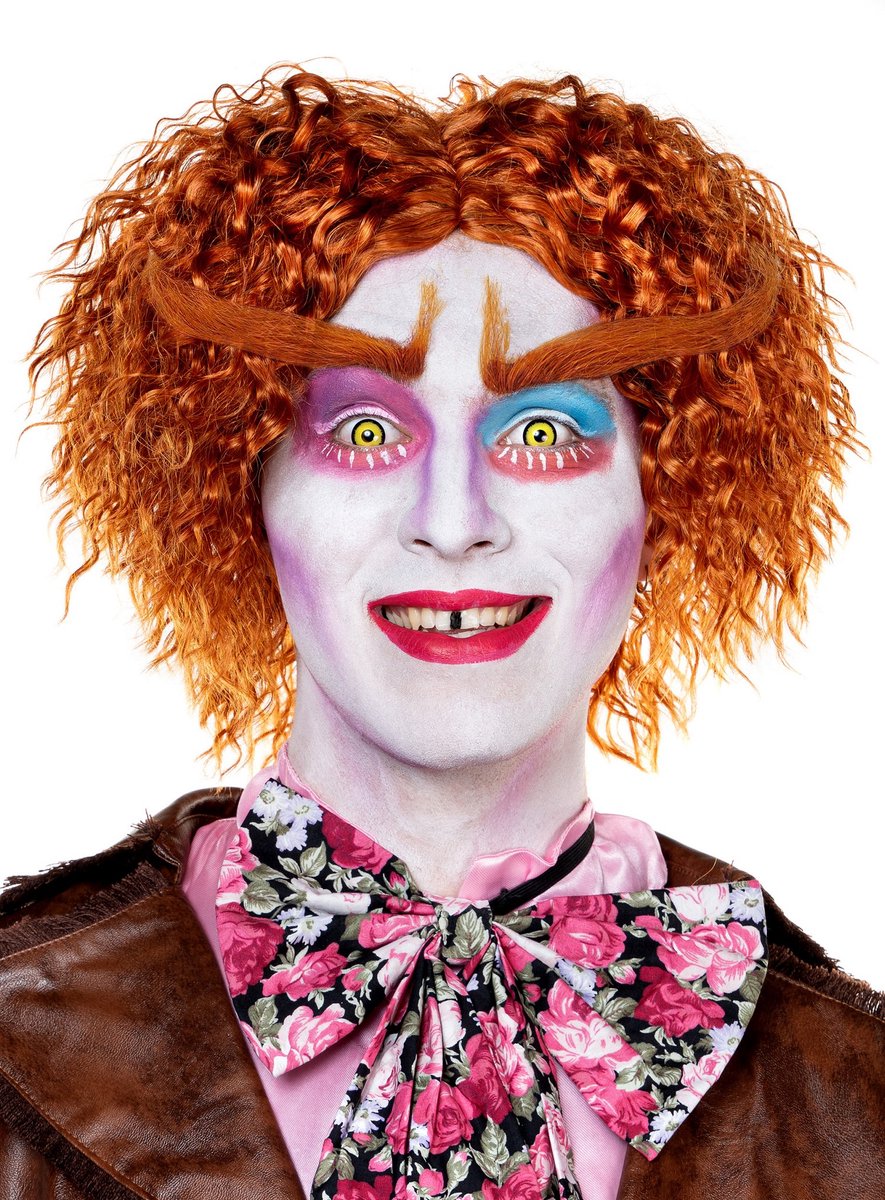 Mad Hatter – Gekke Hoedenmaker pruik - Gekke Hoedenmaker carnaval pruik