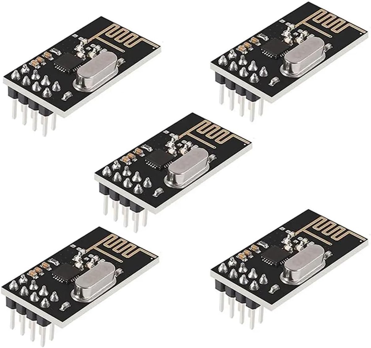 5 stuks nRF24L01+ draadloze transceiver module 2.4G draadloze communicatiemodule upgrade