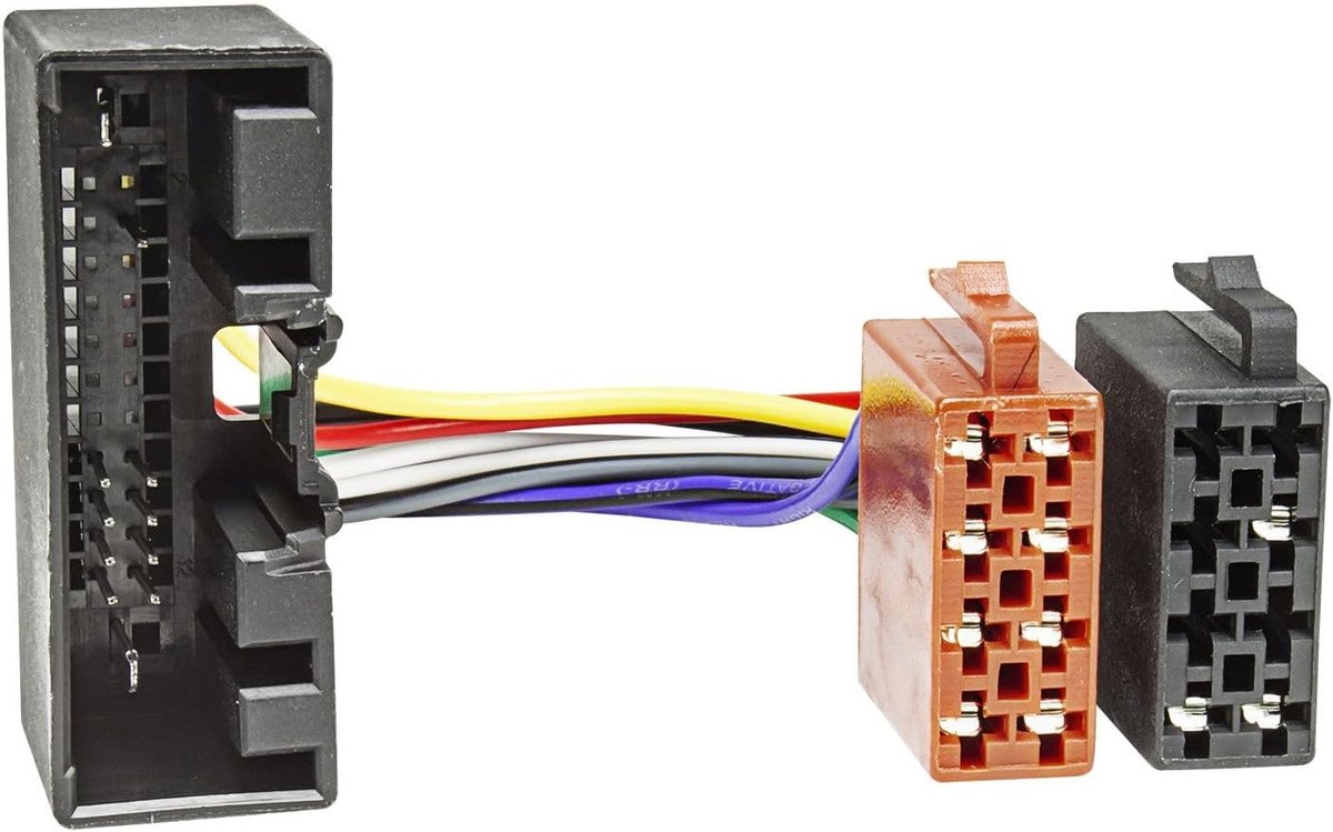 Tomzz Audio 7015-005 Radioadapterkabel geschikt voor Ford vanaf 2010 Focus Fiesta C-Max B-Max Kuga Transit Tourneo Landrover op iso standaard