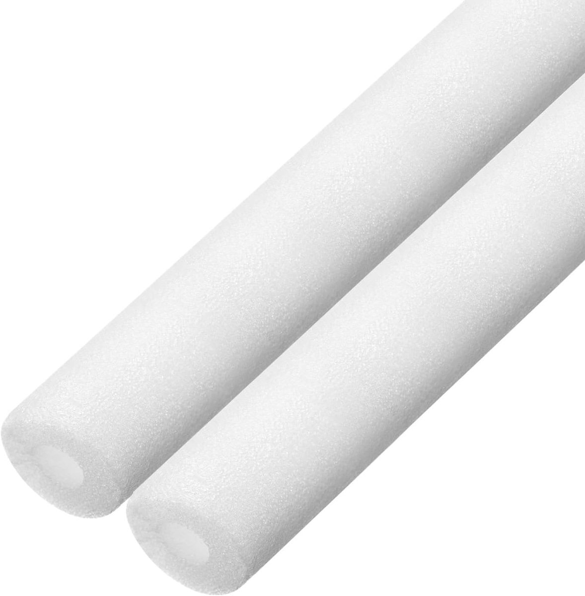 2 Stuks Spuitgiet Isolatiebuis Voor Pijpisolatie 10mm (3/8 Inch) ID 30mm OD 0,91m Bescherming Tegen Bevriezing Voor Koperpijp, Wit