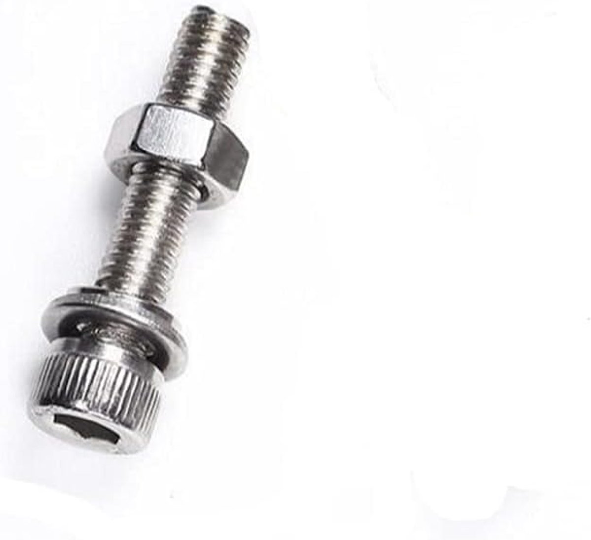 304 RVS Zeskant Socket Schroefmoer Set Combinatie Bolt Wasmachine Veerring Set 30 stks (Size : M3*16mm)