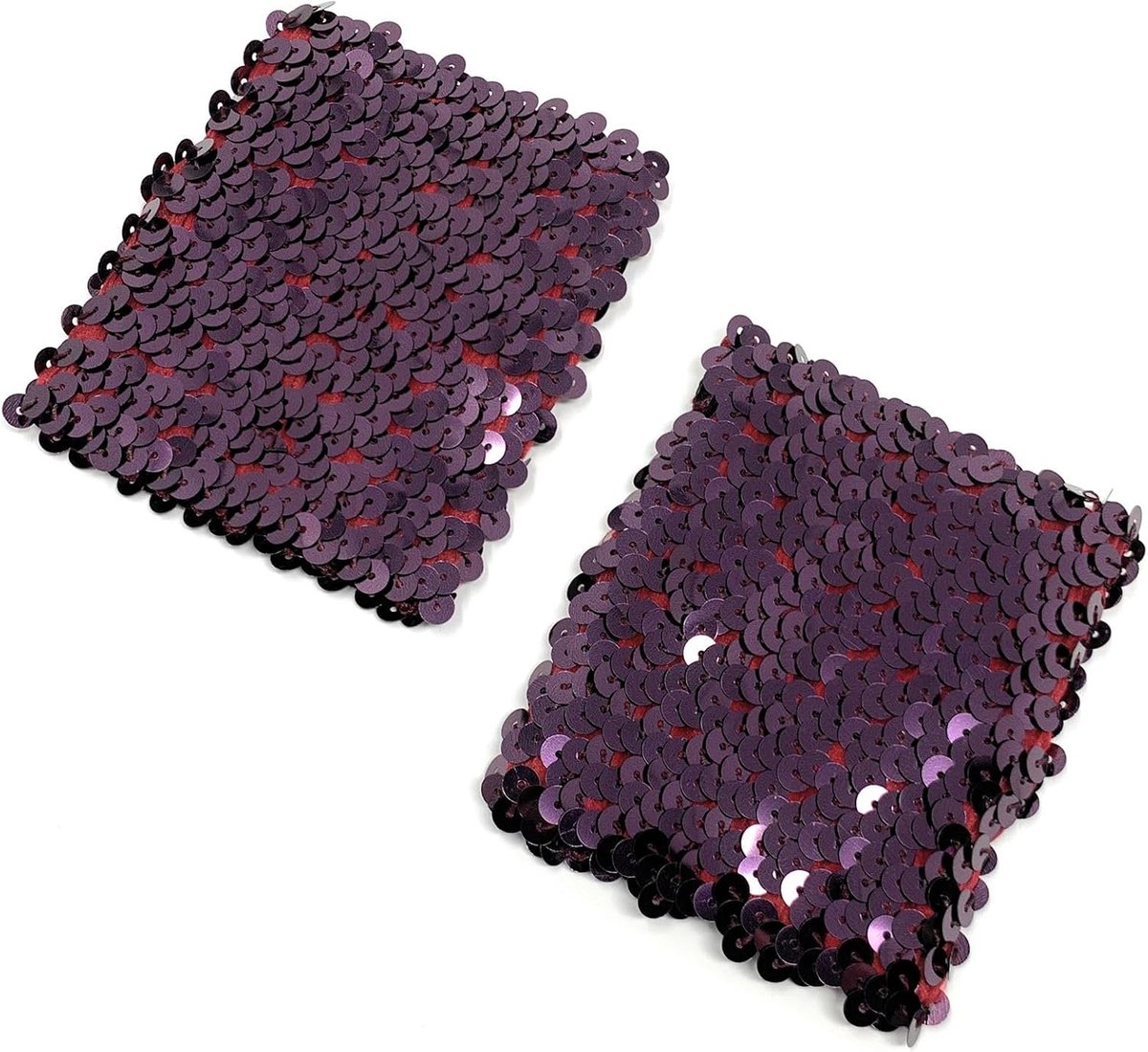 Polyester verkleedarmbanden met pailletten voor dames, 16 x 10 cm