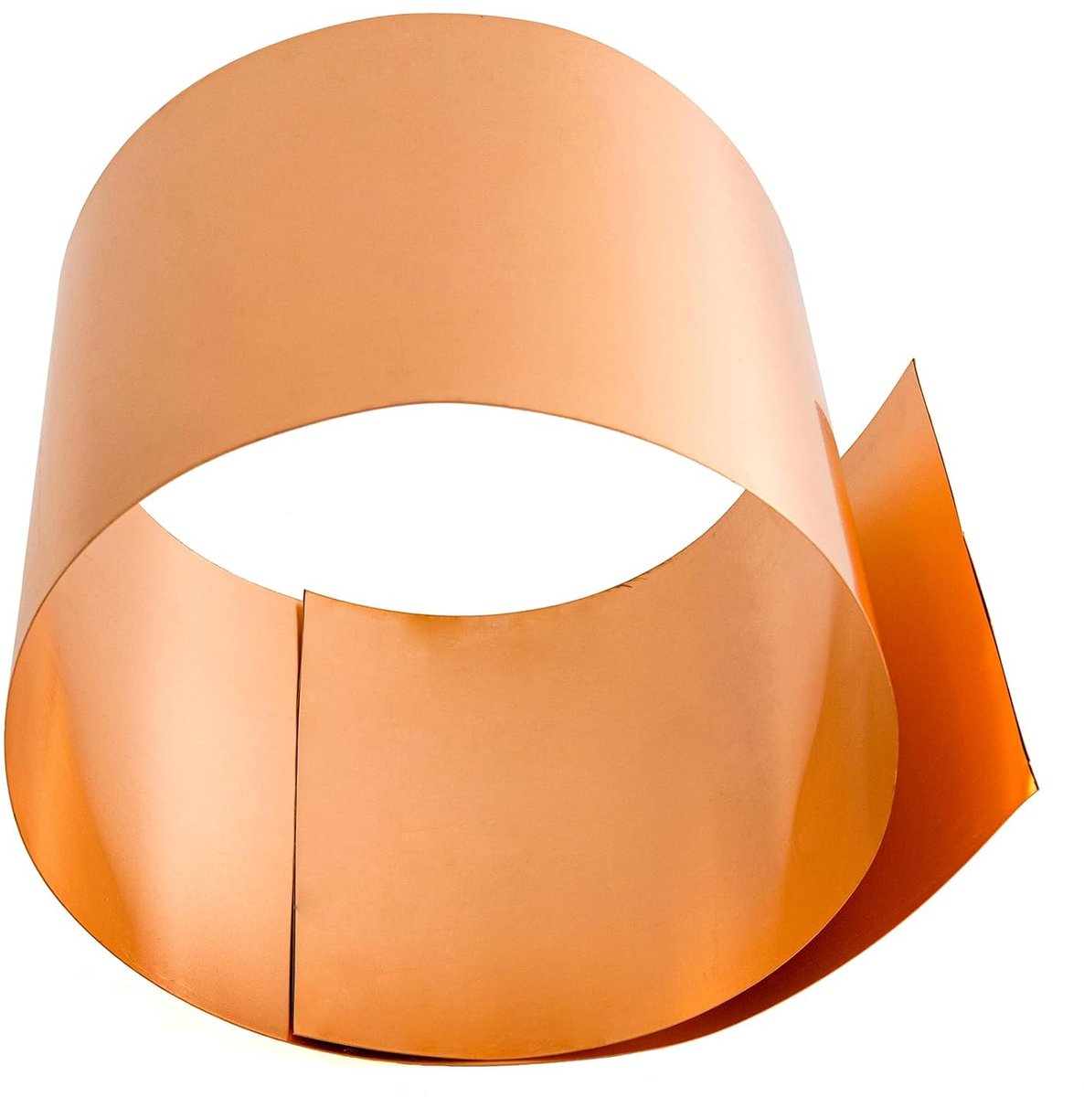 koperfolie, metaal, koperplaat, gesneden materiaal, rollen (0,3 x 100 x 1000 mm)