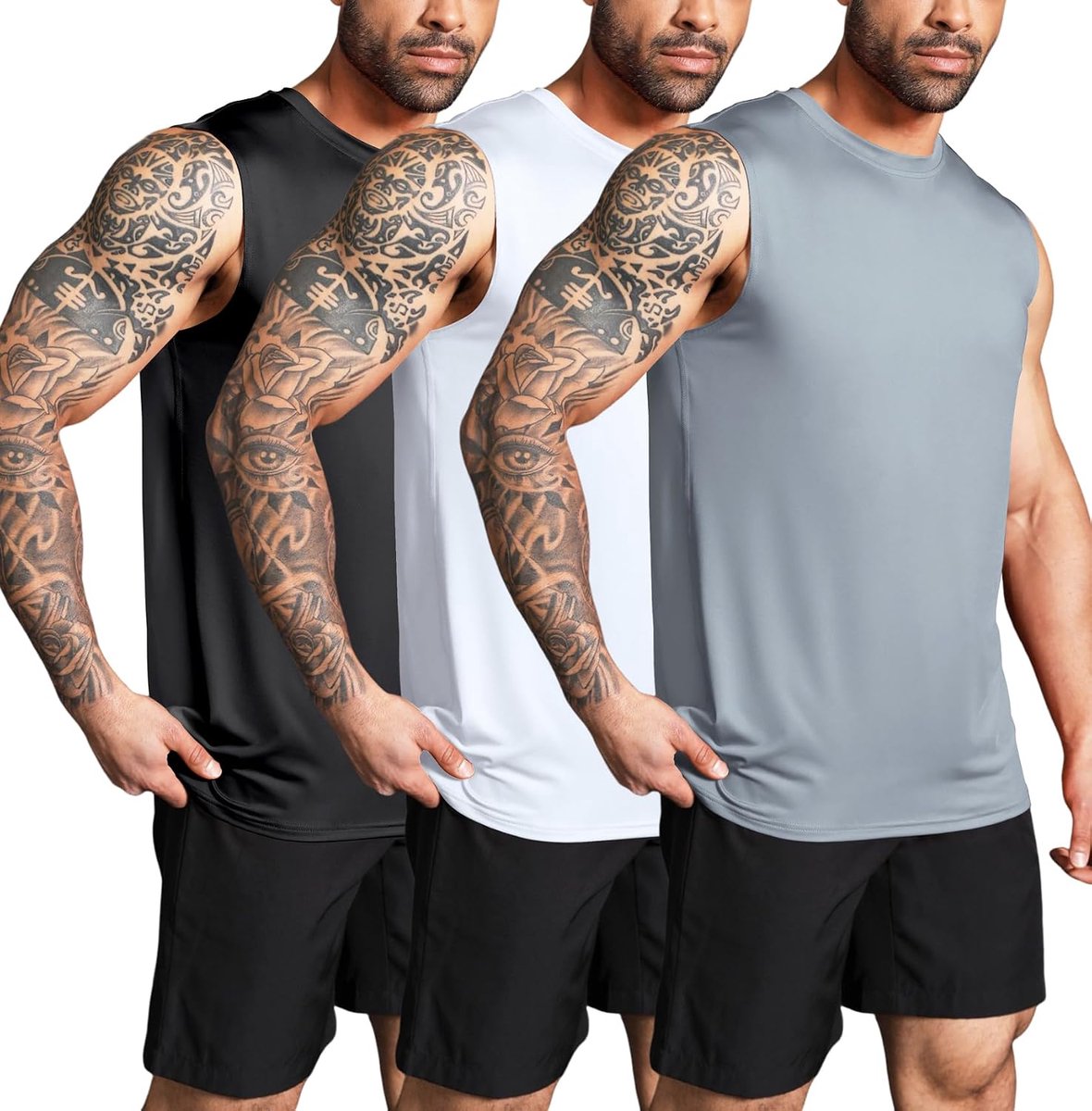 Tanktops Gym Atletische Spier Tee Bodybuilding Fitness Mouwloze T-shirts