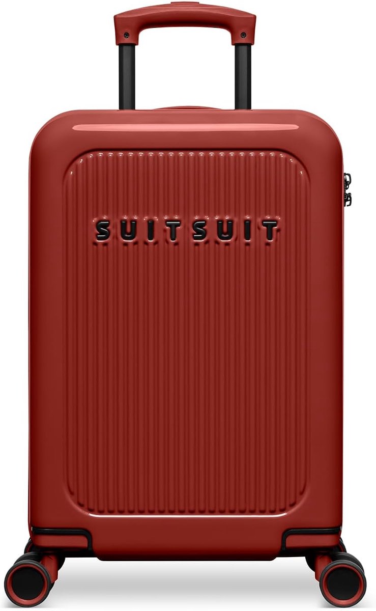 Reis Koffer Groot 75x48x29cm - Tofu Wit, Burnt Brick - TSA Slot - Ideaal voor lange reizen - SnelShoppen