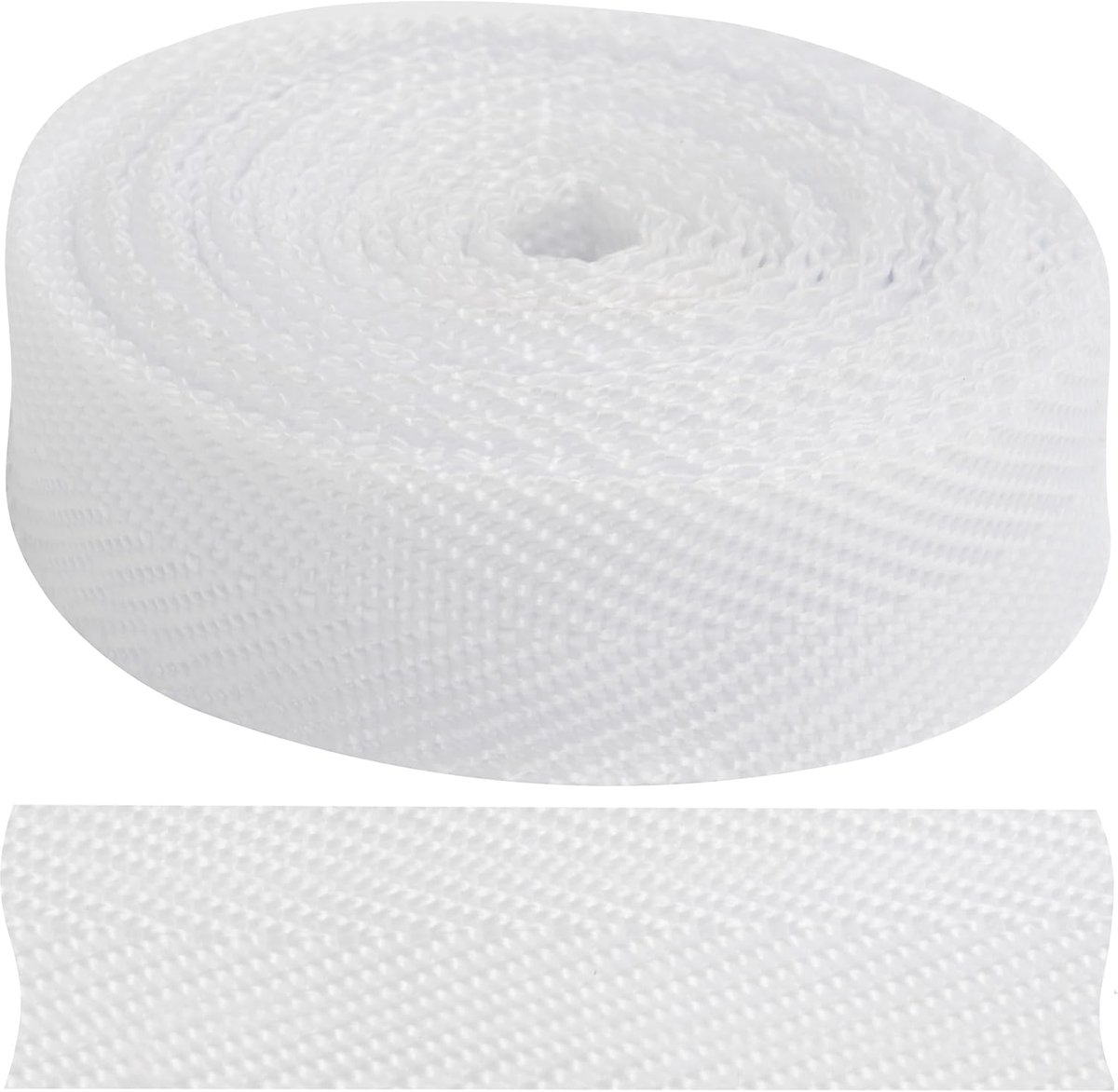 - C77582 - gallon band van polypropyleen, 4,5 meter x 20 mm - Kleur Wit