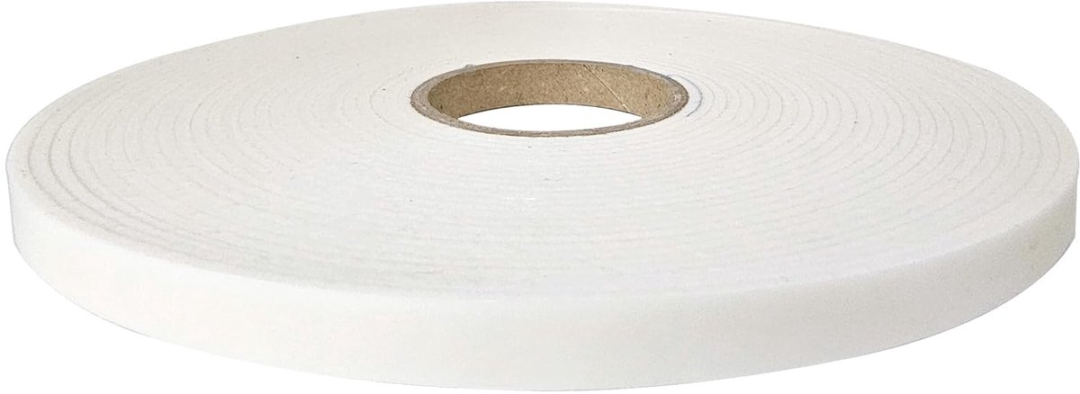Afdichtingstape, brandwerende band, ovenband, haardband, keramische vezelweefsel, eenzijdig zelfklevend, niet brandbaar, hittebestendig, wit, 10 mm x 3 mm, lengte 10 meter