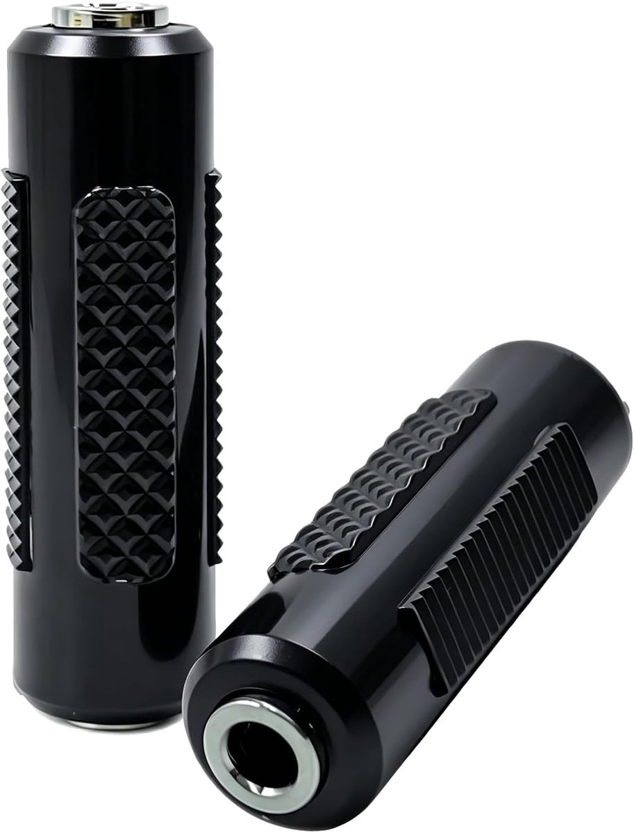 Adapter audio jack 3.5mm female/female - stereo - anti-corrosie - ideaal voor hoofdtelefoons - SnelShoppen