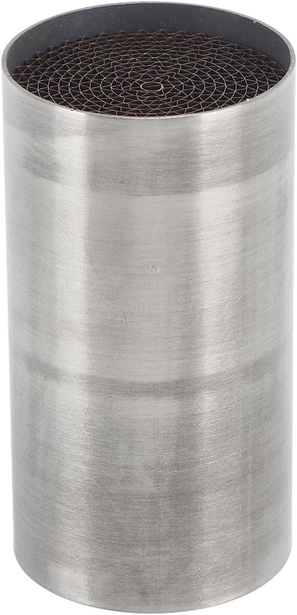 Uitlaatpijp Katalysator, Roestvrij Staal Midden Uitlaatdemper Katalysator Universeel Voor Motor(53 * 100mm)