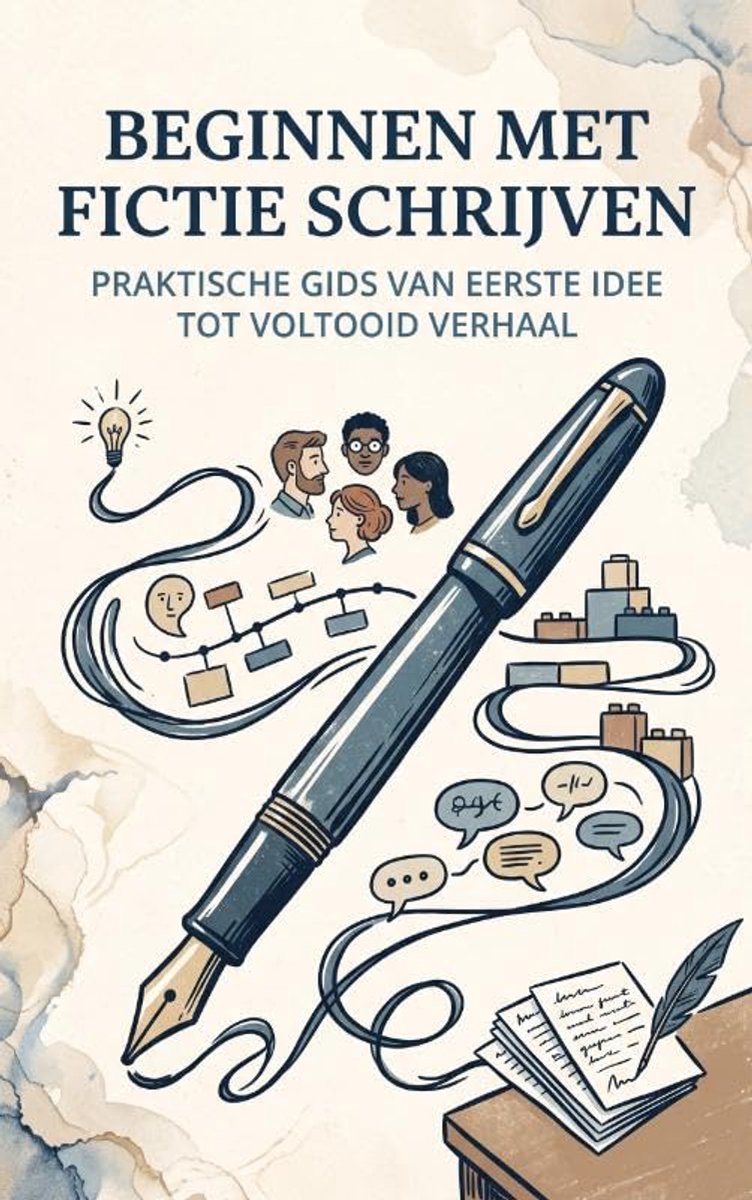 Beginnen met fictie schrijven: Praktische gids van eerste idee tot voltooid verhaal