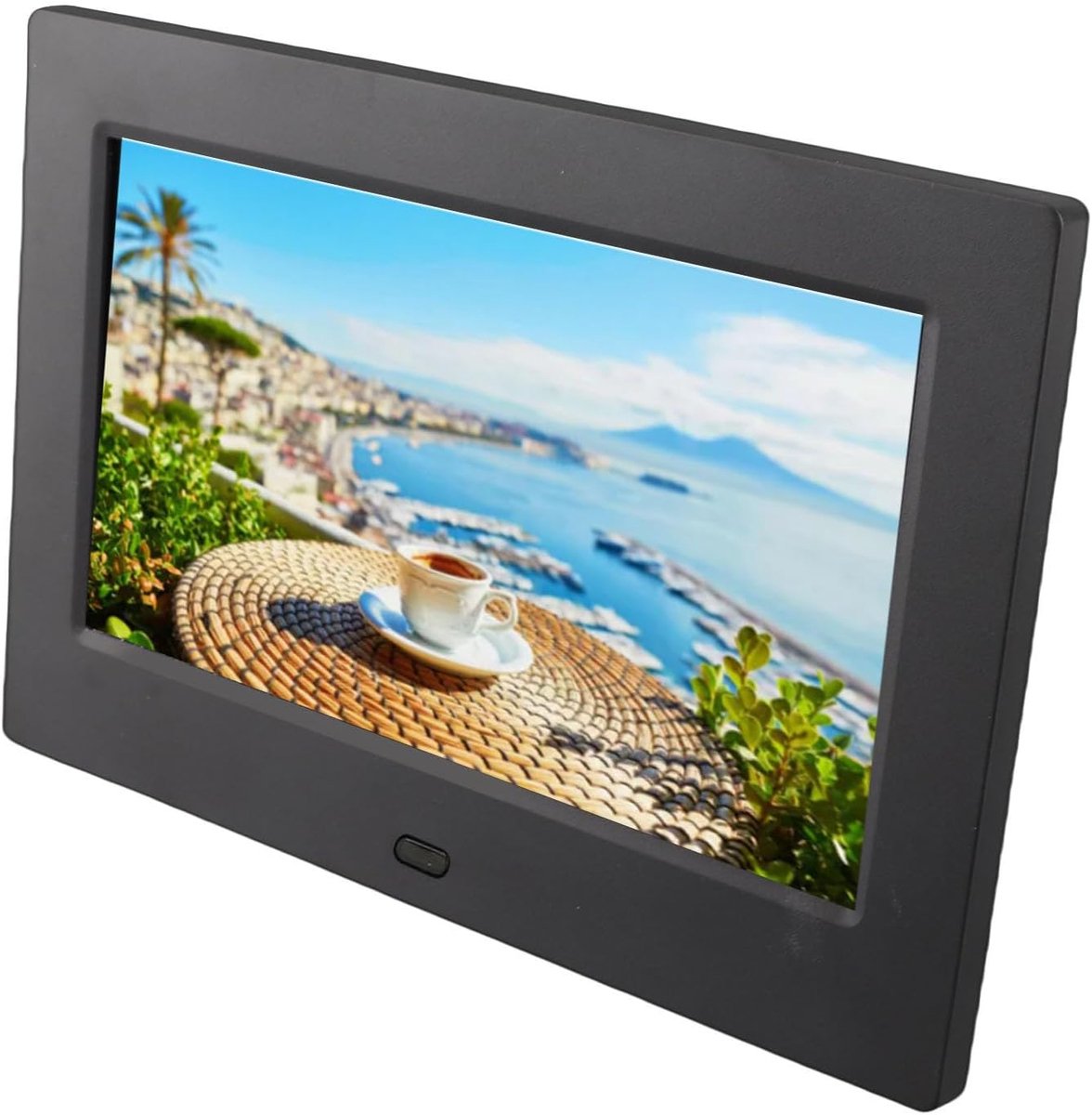 Digitale Fotolijst 10,1 Inch IPS LCD-aanraakscherm, Automatisch Draaien, 16 GB Geheugen, Momenten Direct Delen Via Frameo-app (EU-stekker)