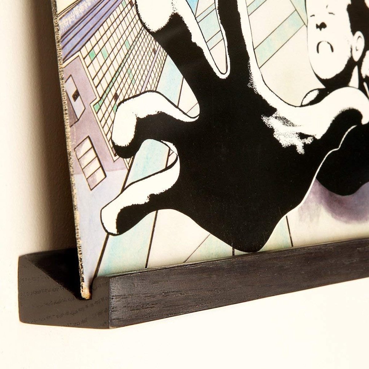 Plank voor lp's, vinyl, eenvoudig te monteren, prachtig en premium materiaal, gemaakt van massief eiken - Slank en elegant ontwerp voor in je huis, lp's zijn makkelijk te wisselen