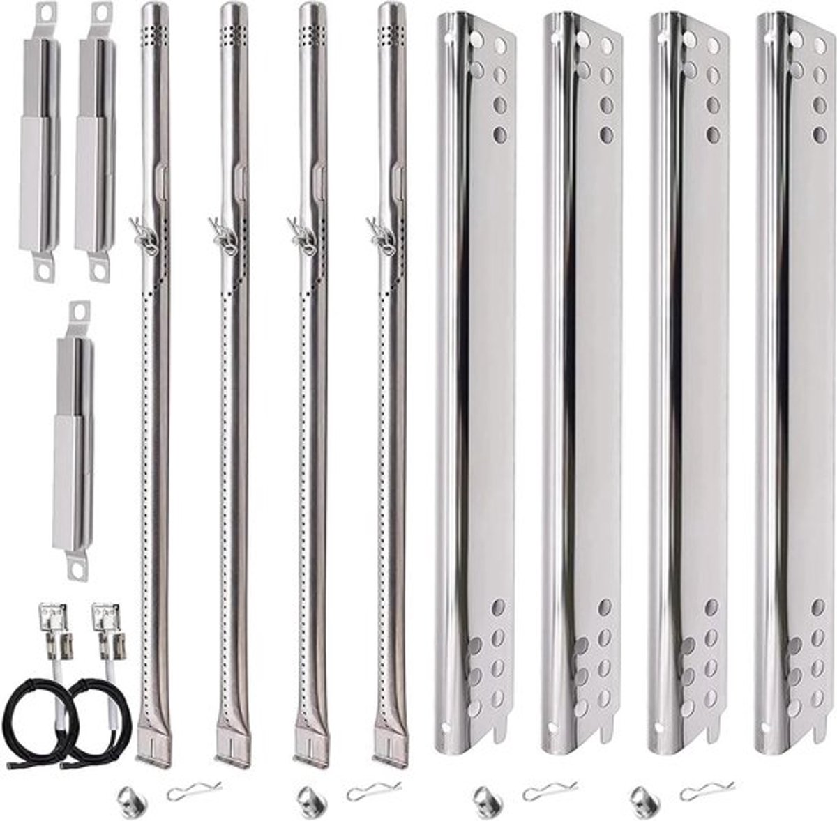 Barbecue-reserveonderdelen voor Charbroil Performance 475: Heat Plates, Burners, Carryover Tubes & meer
