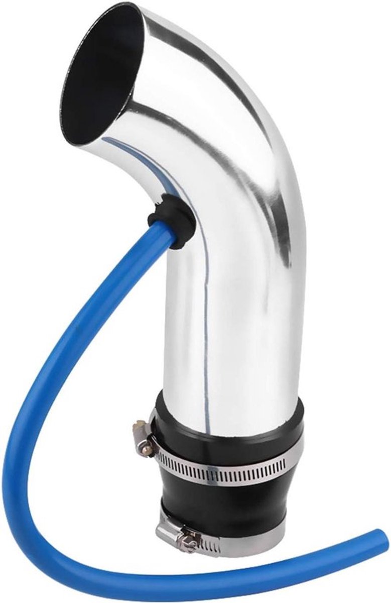 Universele auto koude-luchtinlaatleidingset 76 mm/3 inch - Aluminium buisslangen filtersysteem