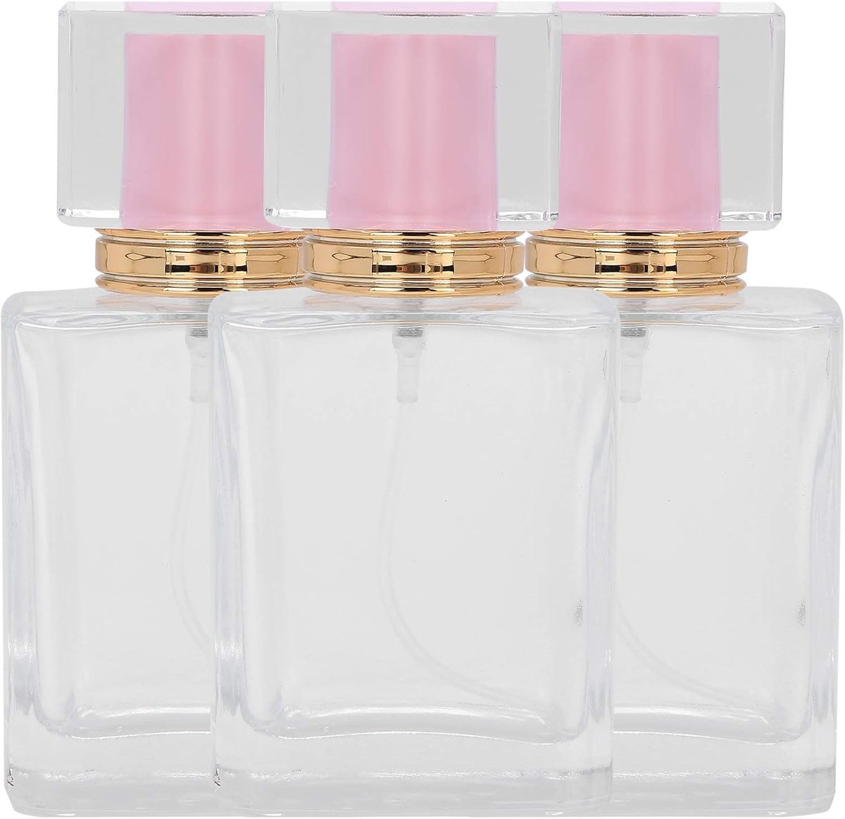 Parfumflesje 50ml - glazen sprayflessen - transparant - ideaal voor op reis - ShopVlot