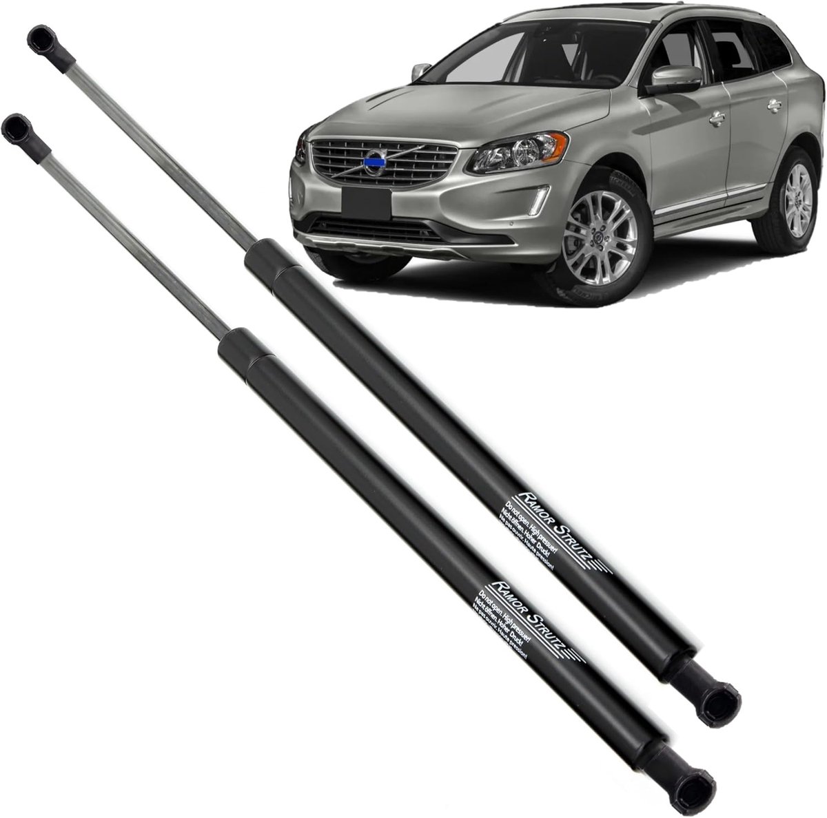 Gasveren achterklep Volvo XC60 2008-2017 - 564mm - 620N - Eenvoudige installatie - ShopVlot