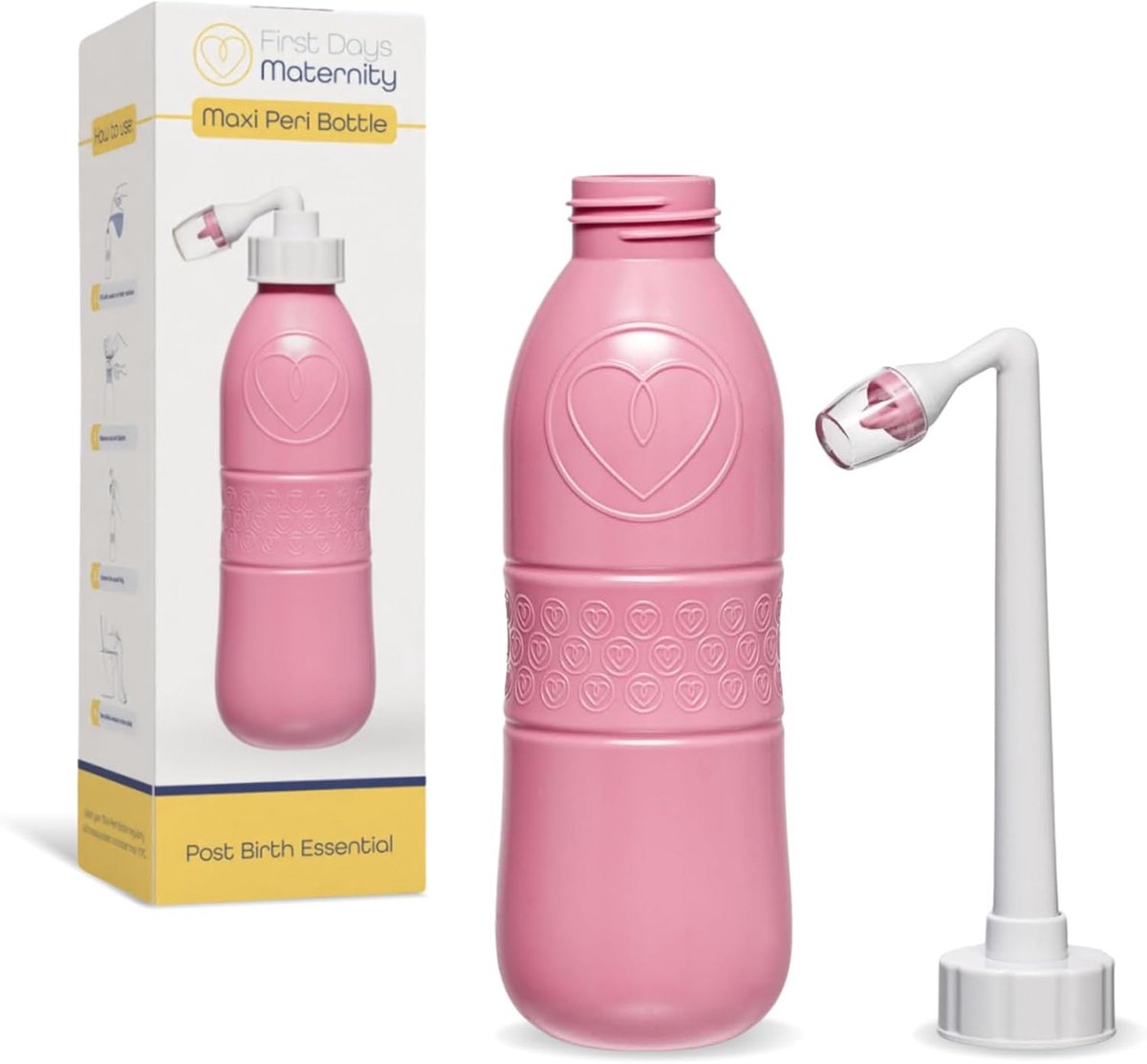 Peri-fles - Grote maat - Roze kleur - Voor verzachting na de bevalling - ShopVlot