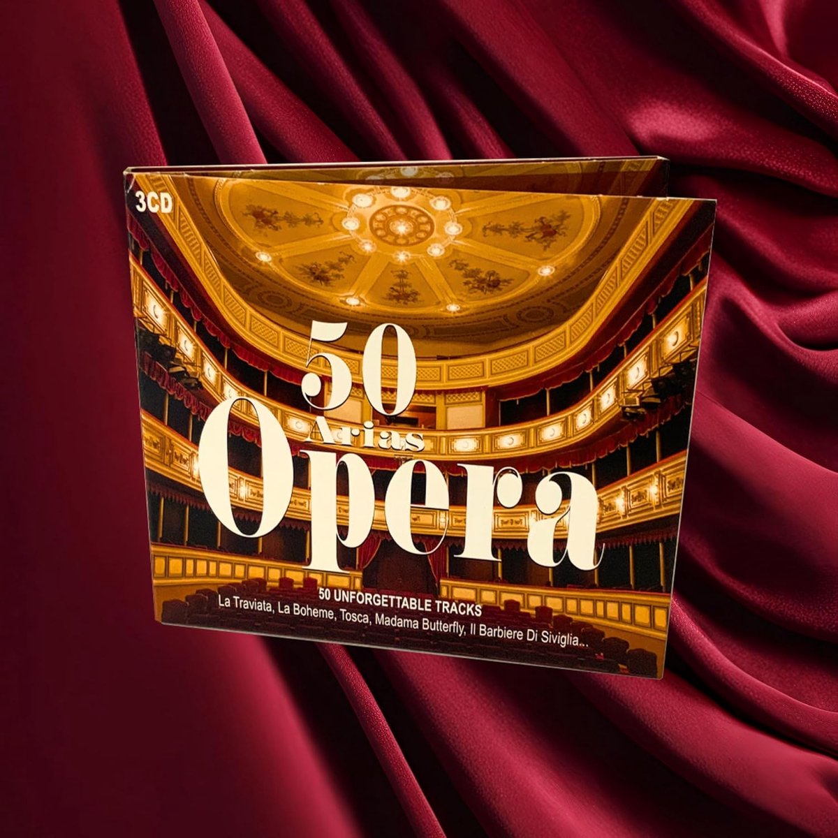 3CD Opera Arias - Maria Callas & Pavarotti - Traviata, Tosca, Carmen - Geniet van klassieke muziek - ShopVlot