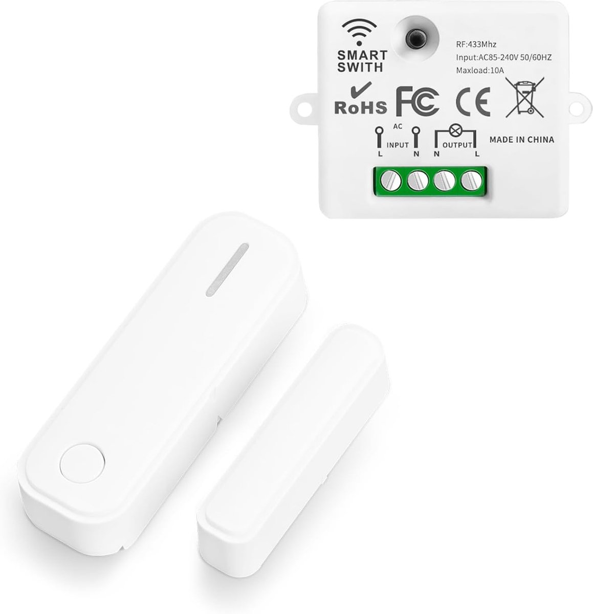 Lichtschakelaar met WiDoor-sensor - Slimme bediening - Automatische verlichting - Eenvoudige installatie - ShopVlot