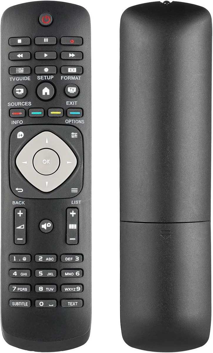 Afstandsbediening YKF347-001 - Compatibel met Philips LED UHD TV - Eenvoudig te gebruiken - Perfecte vervanging - ShopVlot