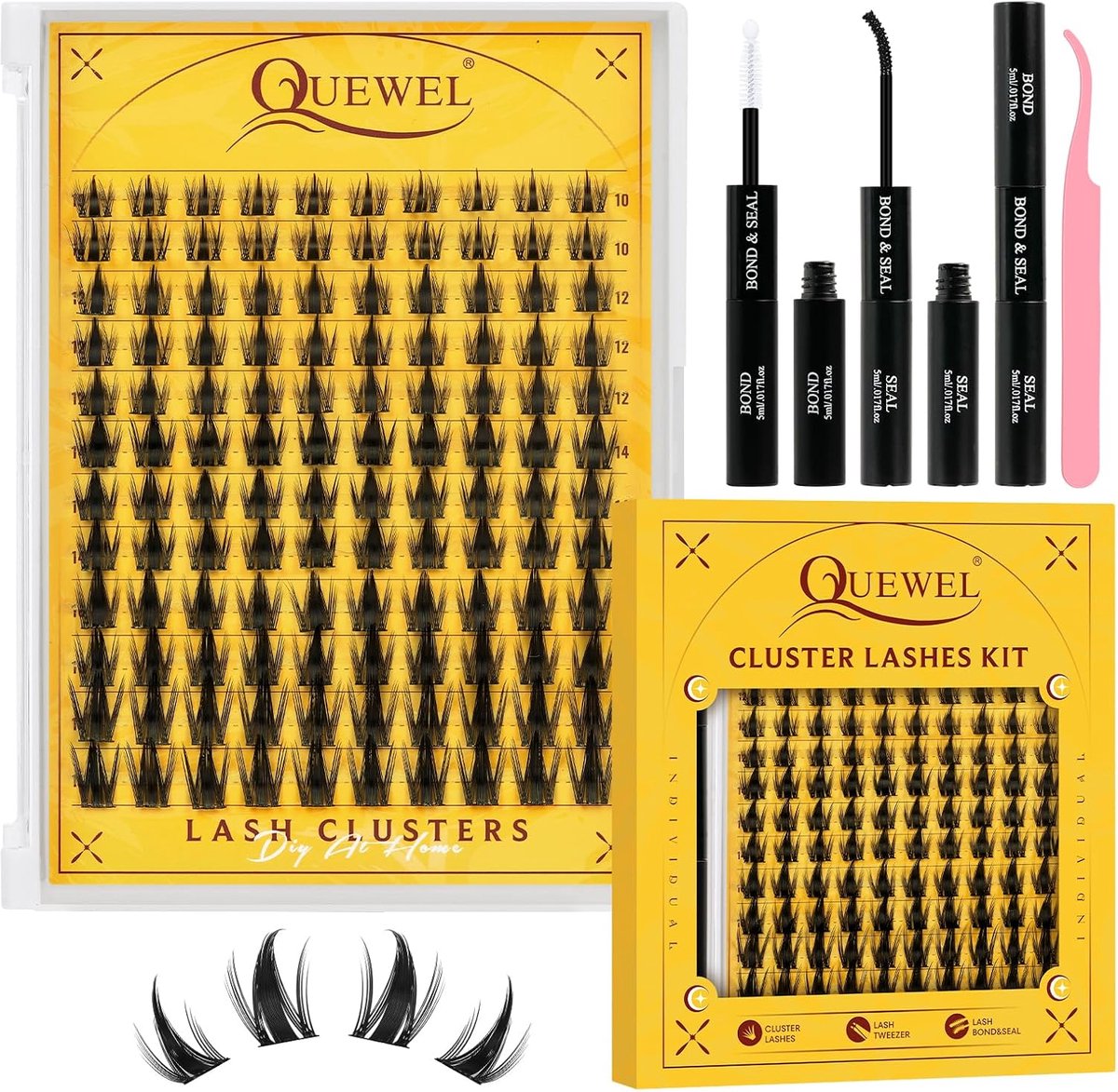 Wimperset Mix 10-16 mm - Zacht en Licht Pluche Wimpers - Ideaal voor Volumineuze Wimpers - ShopVlot