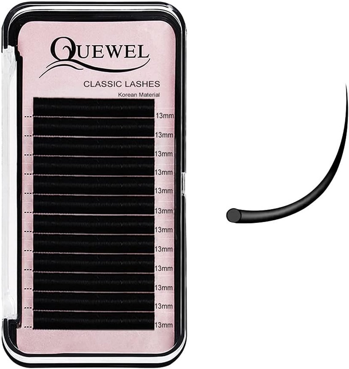 Wimpers zelfwaaierend 0,07C - 14 mm - volumeverlenging - perfecte easy fan lashes - ShopVlot