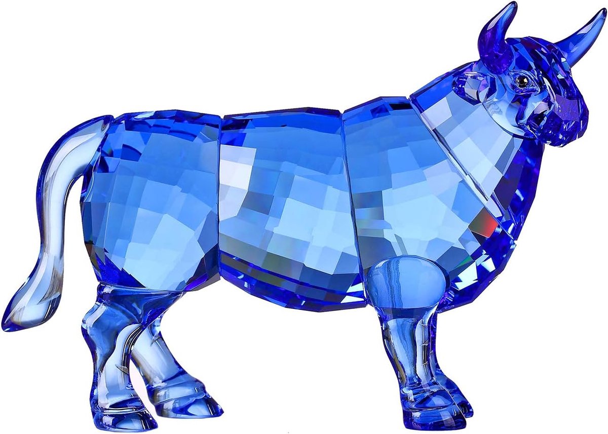 Beeldje Stier Koe Os Varken - K9 Kristal - Elegant ontwerp - Decoratie voor huis - ShopVlot