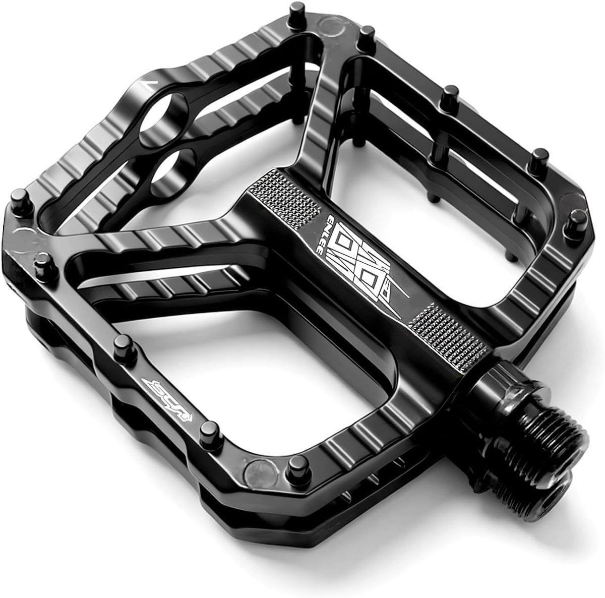 Fiets Pedalen Aluminium 9/16 - Dubbelzijdige Cylindrische Cleats - Geschikt voor MTB en BMX - Duurzaam en Lichtgewicht - ShopVlot