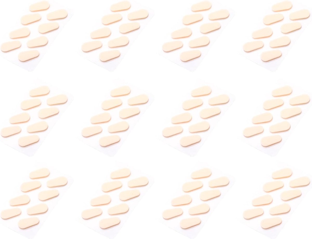 Nose Pads 48 Pairs - Zachte Foam - Anti-slip voor Brillen - Beschermt Makeup en Vermindert Druk op Neus - ShopVlot