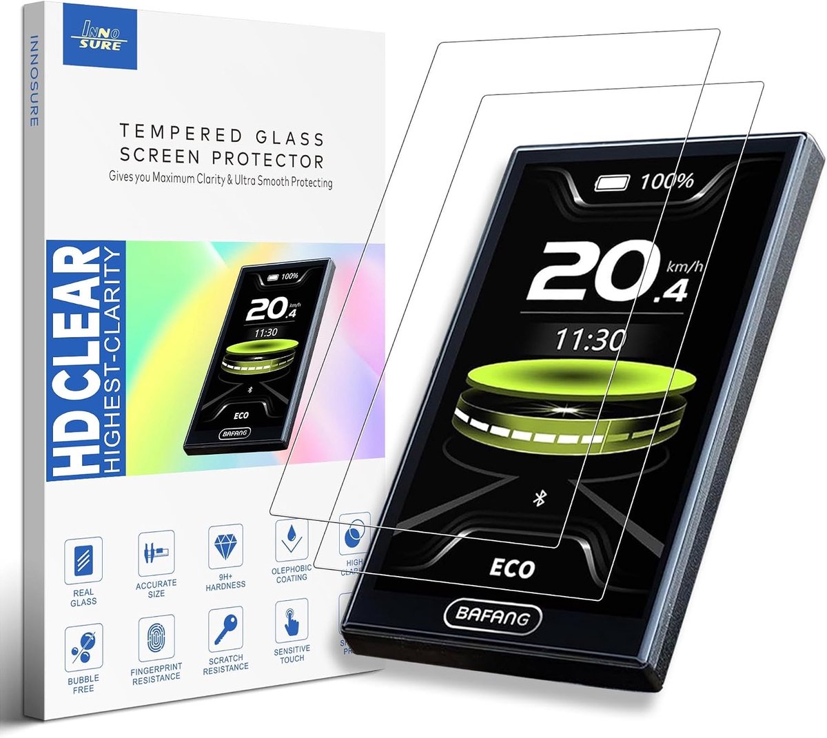 Schermbeschermer voor Bafang DP-C18 3,5 inch - gehard glas - krasbestendig - optimale displaybescherming - ShopVlot