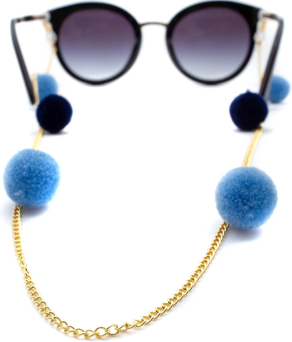 Brilketting goud of zonnebrilkoord zilver - unieke hoogwaardige brillenstrap - stijlvolle accessoire voor gemak - ShopVlot