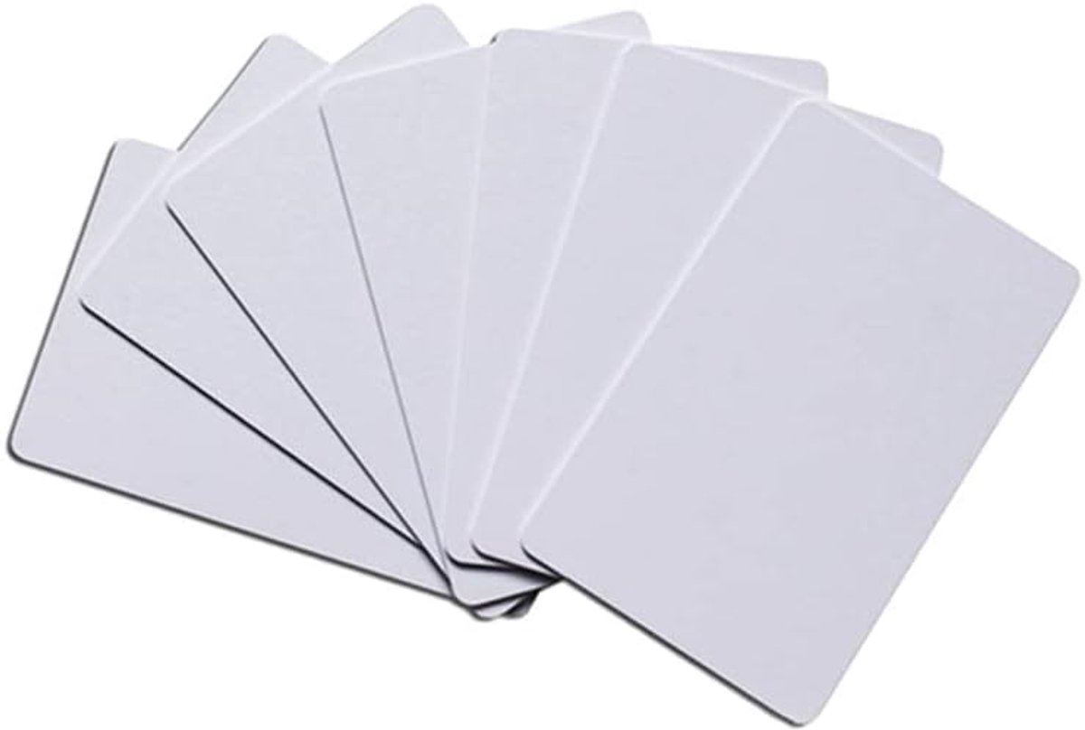 UID Kaarten 13,56MHz - Waterdicht PVC - Schrijfbaar - Geschikt voor Toegangscontrole - ShopVlot
