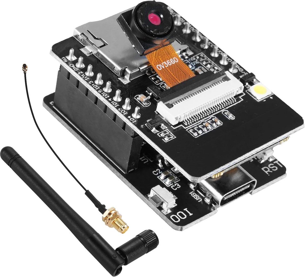 ESP32 CAM WiFi Bluetooth Board - Dual-Core met OV3660 Camera - 2 Megapixel Resolutie - Ideaal voor IoT Projecten - ShopVlot