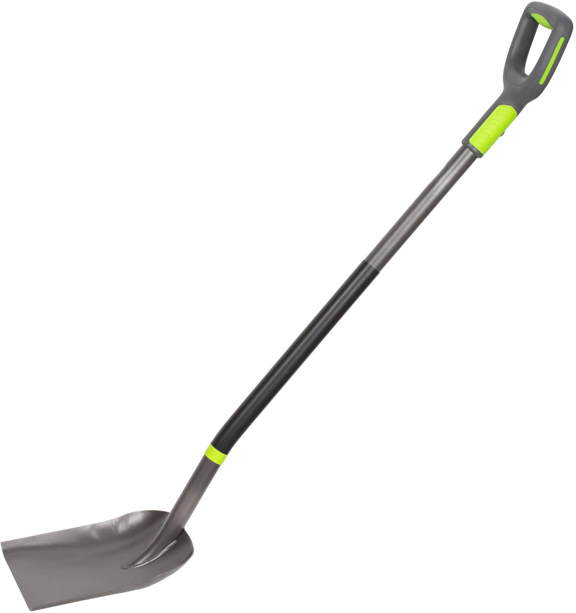 Tuinschep 127 cm - Gehard boorstaal - Stalen steel met D-greep - Ideaal voor bouwplaats en tuin - ShopVlot