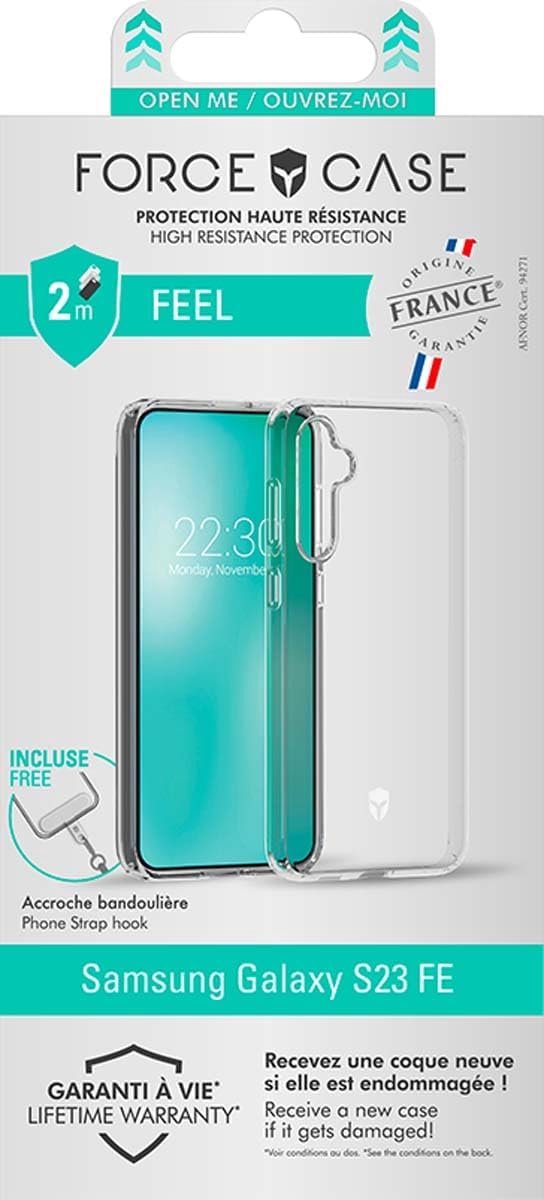 Beschermhoes Galaxy S23 FE - Transparant - Versterkte bescherming - Ideaal voor dagelijks gebruik - ShopVlot