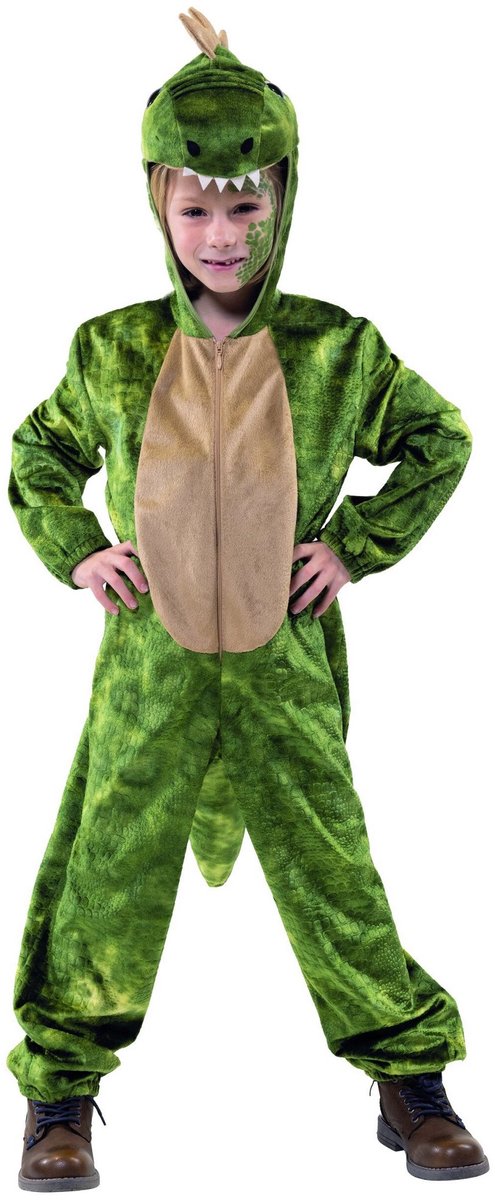 Roofzuchtig dinosauruskostuum voor kinderen