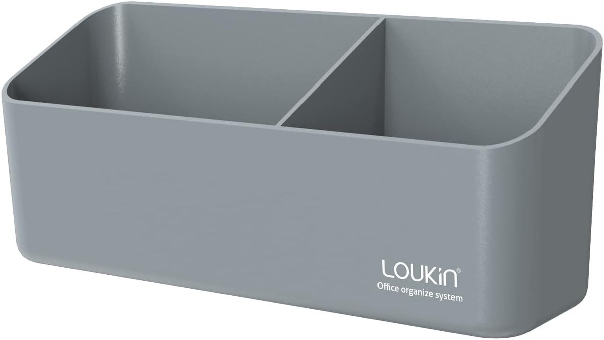 Magnetische markerhouder met grote capaciteit - grijs - slimme opbergoplossing - perfect voor whiteboards - ShopVlot