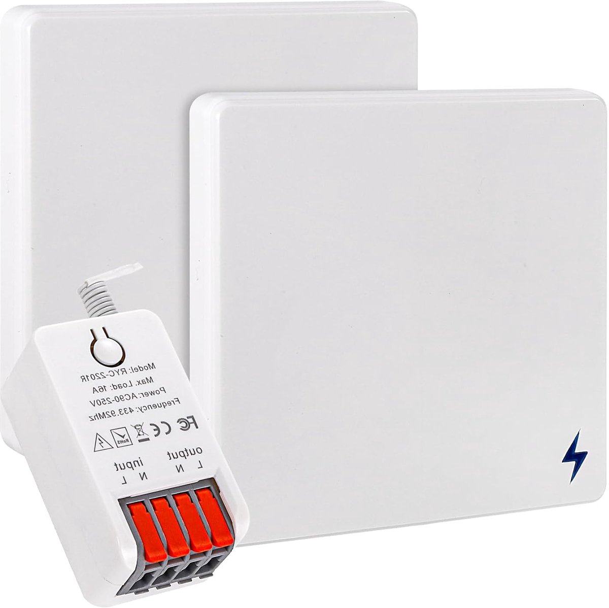 Draadloze Lichtschakelaar Kit - 86 Wandpaneel - Lange Bereik - Voor Gemakkelijke Controle van Apparaten - ShopVlot