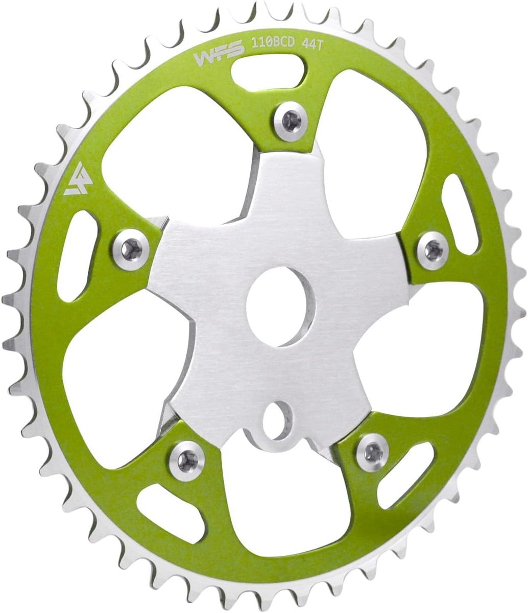 BMX kettingblad 44T - aluminium - 5-armig - voor een soepelere rit - ShopVlot