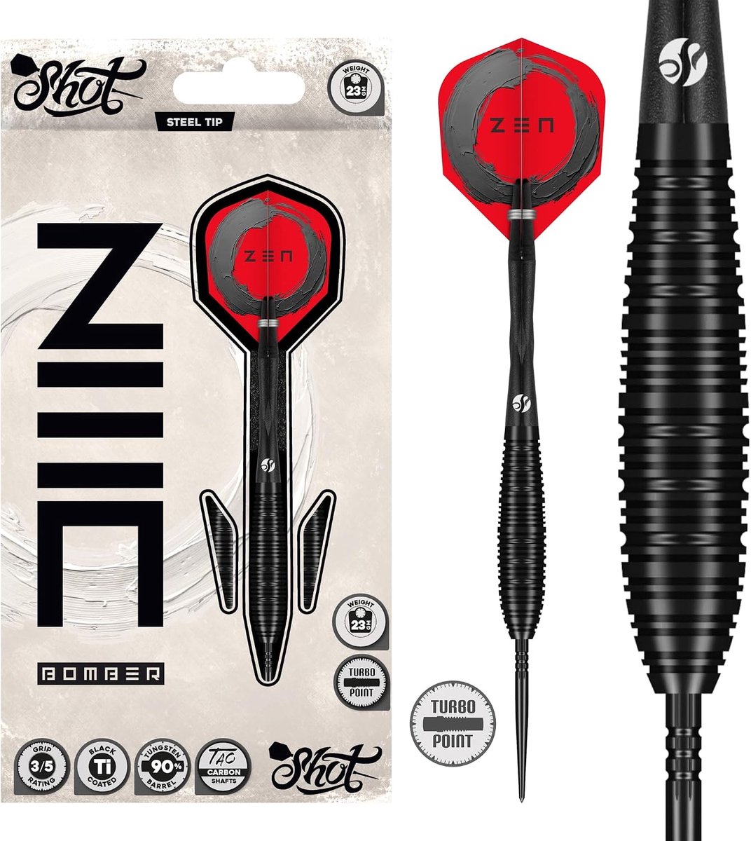 Dartset Stalen Tip - 90% Wolfraam Vaten - Handgemaakt - Professionele nauwkeurigheid - ShopVlot