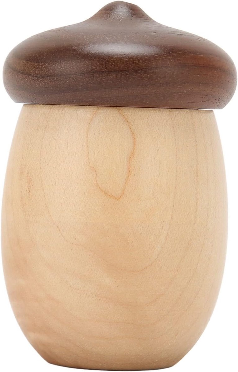 Tandenstokerhouder eikenvorm - Houten tandenstokerdispenser - Decoratief en praktisch - Ideaal voor keuken en feesten - ShopVlot
