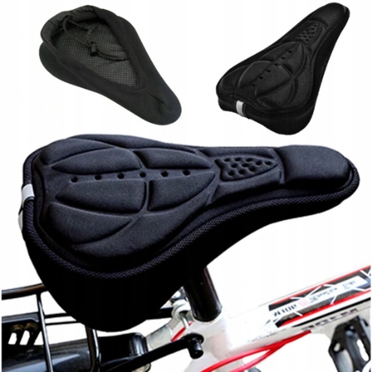 3D Gel Fietszadelhoes gemiddeld Comfort Zadeldekje
