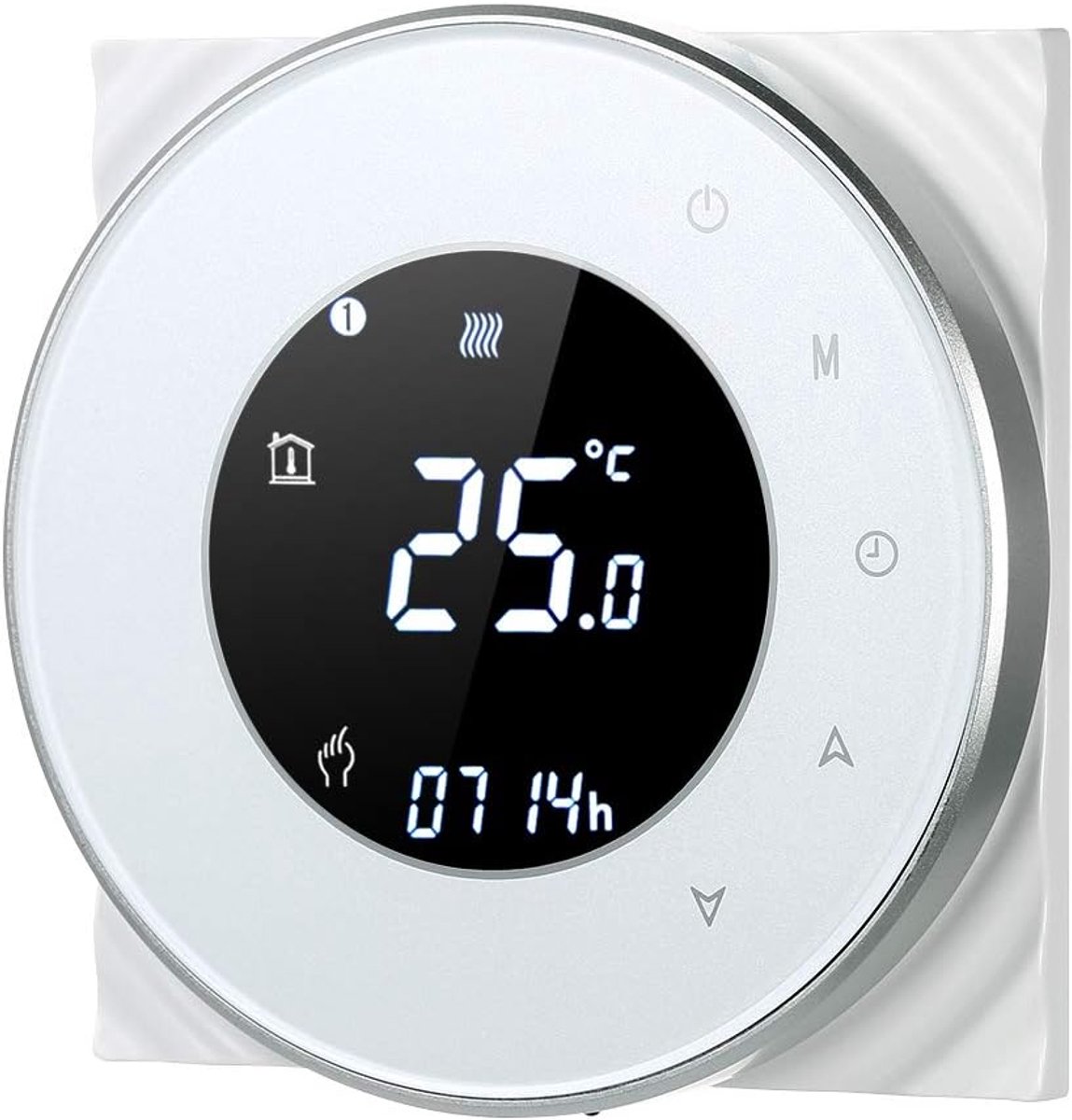 Draadloze thermostaat voor gasboiler - Digitale thermostaat - Programmeerbare LCD-display met touchscreen - ShopVlot