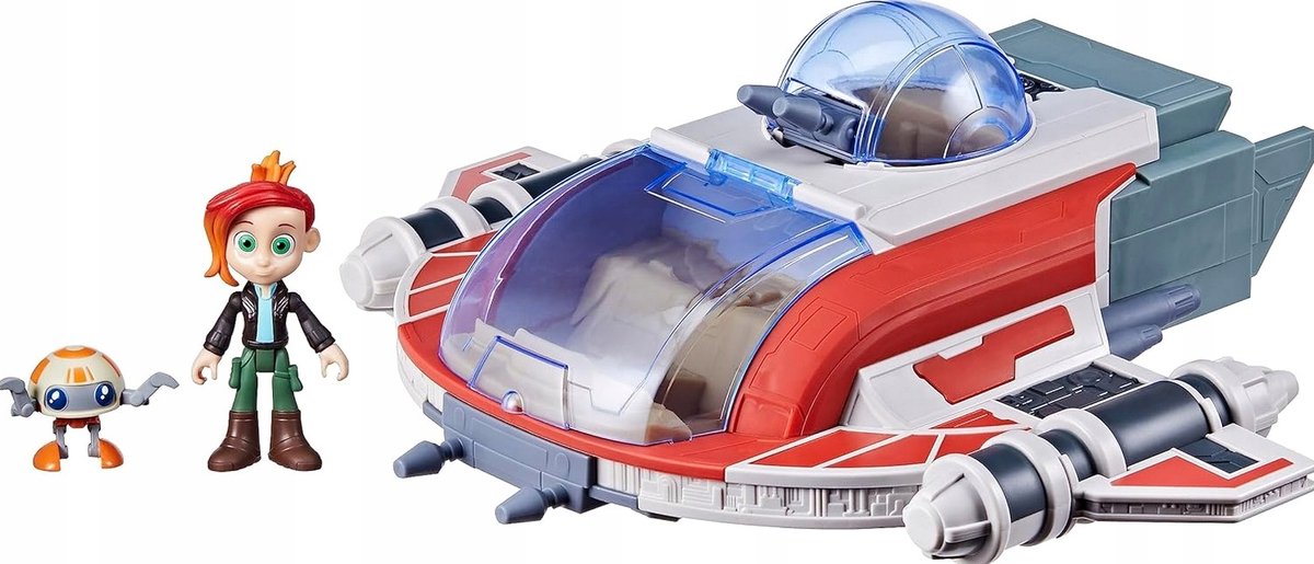 Ruimteschip speelgoed met figuur - 43 cm