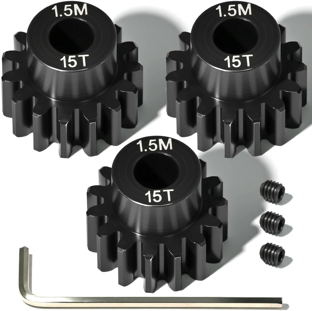 Set of 3 sprockets M1,5 8mm 15T - ShopVlot
