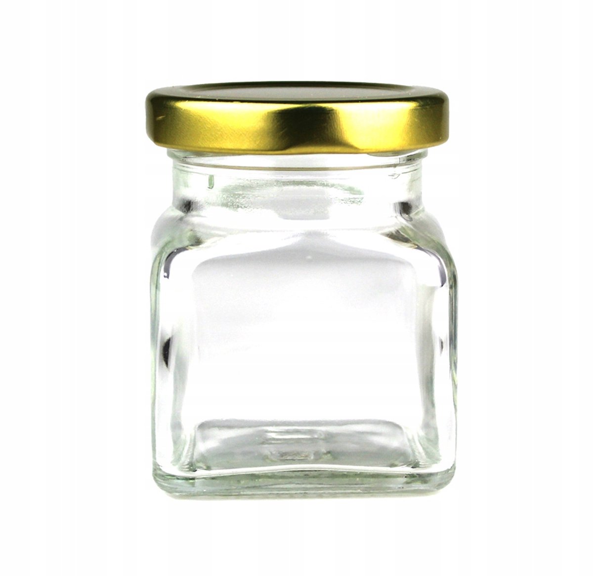 Glazen Pot 120ml met Gouden Deksel voor Kaarsen Maken