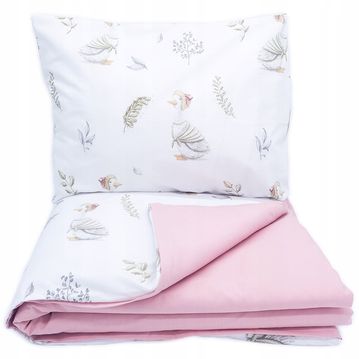 Kinderbedset 135x100 cm, 2-delig, katoen, Gaskes & Roze