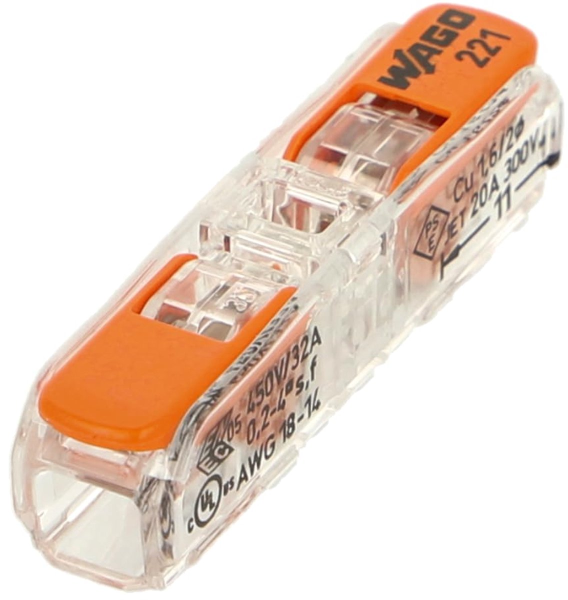 Doorgangsconnector met hendel - max. 4mm² - voor alle kabels - eenvoudig te gebruiken (3 stuks) - ShopVlot
