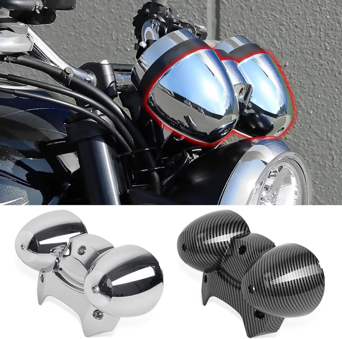 Tachometer Deksel - Chromen Cover - Instrument Bescherming - Vervanging voor Z900RS 2017-2024 - ShopVlot