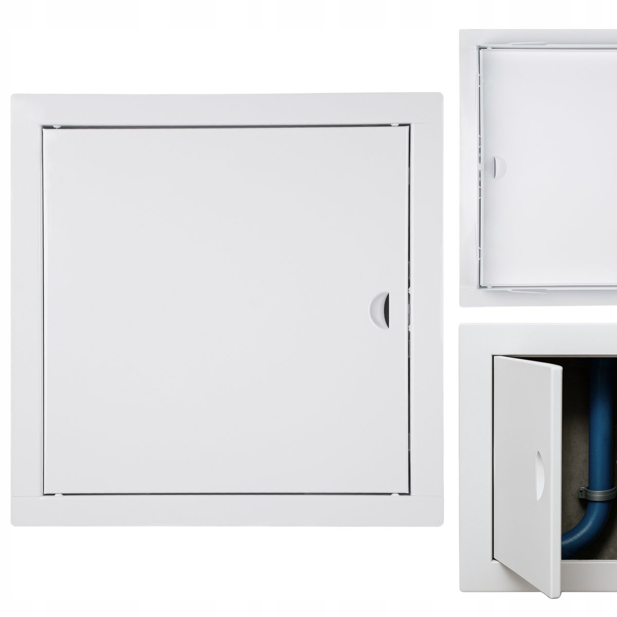 Metalen Inspectieluik Wit 60x60 cm - Voor Wand en Plafond